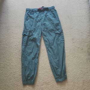 Teal Cargo Pants